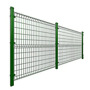 Güvenlik çevre Yard kapısı özel boyut koruma eskrim anti-hırsızlık Metal 3D Panel çit galvanizli çevre dostu - Product Image 1