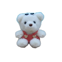 Lunettes de soleil pendentif ours mignon créatif à la mode porte-clés en peluche poupée jouet accessoire sac pour enfants pour couples sac porte-clés