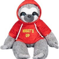 Peluche paresseux mignonne de 12 pouces en polyester avec rembourrage en coton PP, vente en gros, article transfrontalier le plus vendu