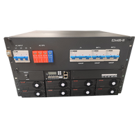 6U + E24600 24V redresseur système d'alimentation cc 12V 48V 60V 120V 60A 90A 200A 400A 600A 2 disjoncteur triphasé 125A