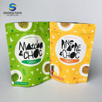 Sachets d'emballage en plastique personnalisés de qualité alimentaire, pochettes verticales pour compléments et snacks