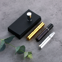 Flacon vaporisateur de parfum en verre SUMEEAR 10 ml avec capuchon pulvérisateur, placage UV, rechargeable, emballage cadeau, prêt à remplir