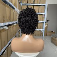 Perruques Courtes Femme Prix Usine en Gros Coupe Pixie Cheveux Noirs Naturels Frange Brun Foncé Fabriquées à la Machine Réglables