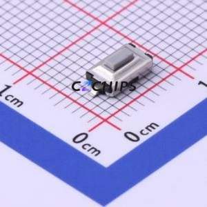 TS-1092S-B3D2-G Tactile Switch SMD Switch Single Pole Single Throw Rectangle Button 2.5N Vertical Mount - Product Image 1