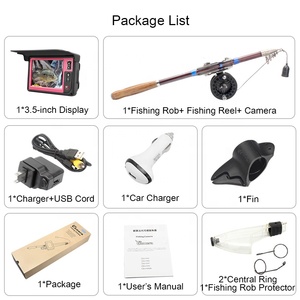 Caméra de pêche sous-marine portable Shifengda IP68 étanche, câble de 25 m, écran de 3,5 pouces, vidéo 32G, pêche en lac/rivière/réservoir/sur glace - Product Image 6