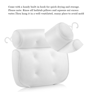 Cojín para reposacabezas de bañera de calidad superior, <span class=keywords><strong>almohada</strong></span> de baño, soporte para el cuello y la espalda, <span class=keywords><strong>almohada</strong></span> funcional relajante para el baño - Product Image 4