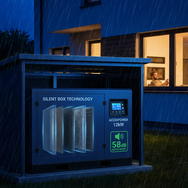 12kW Silent Inverter Generator Dual Fuel Portable Gasoline Propane Power Unit with Wheels for Home Backup