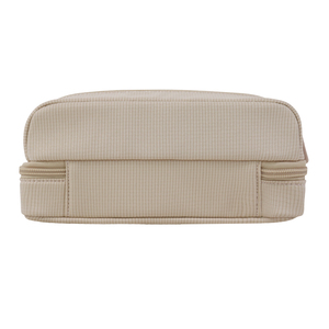 SENDA Estuche Simple de Nailon para Lápices con Parche de Sonrisa, Cierre de Doble Cremallera, Bolsa de Almacenamiento de Papelería Tamaño A5 - Product Image 3