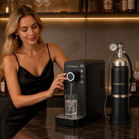 Pembuat Soda 6L/Jam Baru, Dispenser Air Berkarbonasi Kelas Komersial Berkualitas Tinggi, Tahan Lama, Efisien, CO2, untuk Usaha Kecil, Dapur Rumah