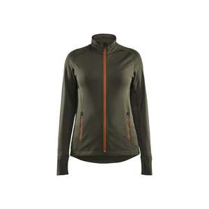 BLAKLADER - 474525394240XL <b>Women</b>’s <b>Fleece</b> Jacket Forest <b>Green</b>/Rust - EAN 7330509957998 WORK JACKETS - Product Image 3