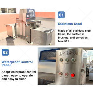 Máquina de inyección de salmuera para curar carne de acero inoxidable OCEAN, máquina de inyección de salmuera de pollo a la venta - Product Image 3