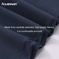 T-shirt Oversize Homme Kuenzi Vintage Délavé à l'Acide Effet Dégradé 250GSM Coton Délavé Minéral Épaules Tombantes Streetwear