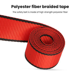 Ceinture de sécurité intégrale à double crochets utiles en polyester pour l'alpinisme et l'escalade Protection contre les chutes pour l'extérieur dangereux - Product Image 6