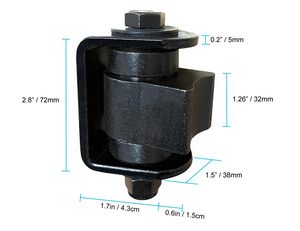 Soudure sur la porte pour le soudage sur de plus grandes portes piétonnes en fer ou en acier - Product Image 2
