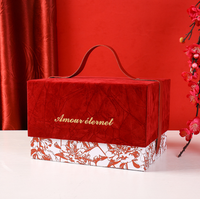Valise en papier pour cadeau de mariage 10 pièces, boîte d'emballage cadeau pour bébé, valise décorative en forme de carton avec poignée