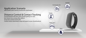 Kkm W59 IOT nút cảm ứng dây đeo cổ tay đèn hiệu lập trình thiết bị cho người lớn - Product Image 4