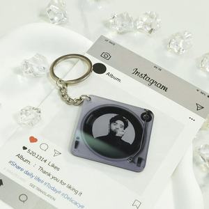 Chine Top Fabricant Diy Personnalisé Personnalisé Uv Impression Photo Nfc Carré Instagram Mini <span class=keywords><strong>Kpop</strong></span> Album Cd Boîte Acrylique Porte-clés - Product Image 5