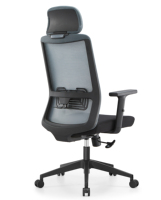 Chaise de bureau ergonomique moderne à dossier haut en plastique avec support lombaire pour usage scolaire, prix de gros direct usine
