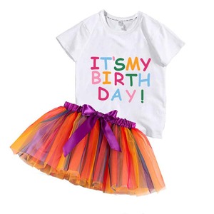 Bambini 2023 nuovi arrivi completi di compleanno 8 anni abbigliamento di compleanno per bambini abiti da ragazza DGHB-044 - Product Image 6