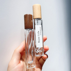 High grade <b>perfume</b> <b>bottle</b> spray <b>bottle</b> glass empty <b>bottle</b> press <b>sample</b> <b>bottle</b> cosmetics replacement <b>bottle</b> 15ml portable - Product Image 1