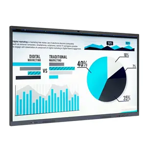 Wetol Multi-touch 55 "-110" polegadas IR projetor eletrônico e microfone lousa interativa smart board