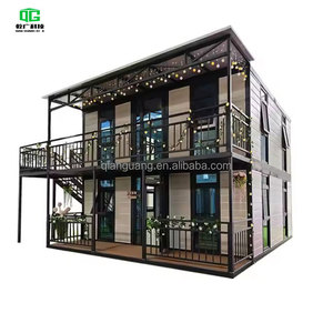 Casa Prefabricada de Dos Pisos, Villa de Lujo con Porche, Diseño Moderno de Dos Niveles - Product Image 2