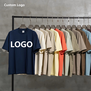 T-shirt en coton 100% lourd 305 GSM, imprimé sérigraphié pour un style streetwear urbain, respirant, coupe ample, logo personnalisé, tricoté - Product Image 1