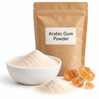 Poudre de Gomme Arabique Pure Qualité Alimentaire, Épaississant et Stabilisant à Base de Gomme d'Acacia pour Boissons et Confiseries, Gomme Arabique en Vrac