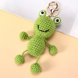 <span class=keywords><strong>Portachiavi</strong></span> Amigurumi Fatto <span class=keywords><strong>a</strong></span> Mano, Lavorato <span class=keywords><strong>a</strong></span> <span class=keywords><strong>Maglia</strong></span> e Uncinetto, <span class=keywords><strong>a</strong></span> Forma di Carota, Orso, Coniglio, Maiale, Cane, Cucciolo, Rana, Tigre, Pecora, Bambola, Ciondolo per Borsa, Animale Carino - Product Image 3