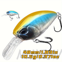 Nouveaux leurres de pêche crankbait 10,5g 4,8cm, leurres artificiels crankbait pour la pêche au bar, leurres flottants pour le brochet, vente en gros