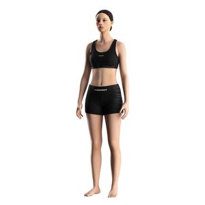 Shorts de Compresión para Mujer, Corte Vale Tudo, Costuras Planas, Tejido Elástico en 4 Direcciones, Antibacteriano, para Actividades de Artes Marciales - Product Image 2