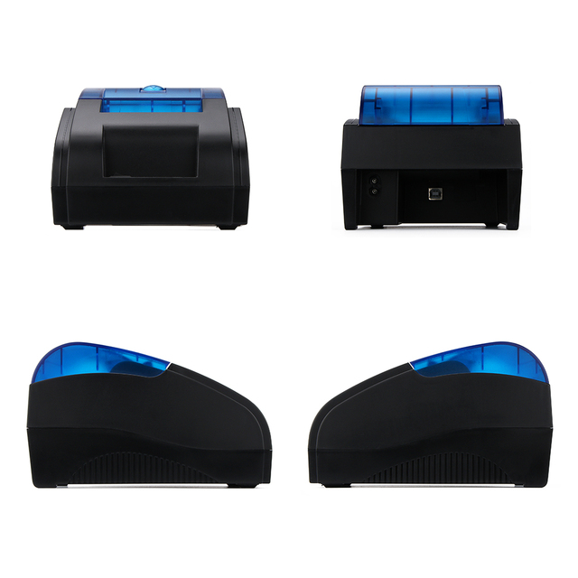 Auto-Cutting Thermal Printer 58mm/80mm USB POS for Restaurant Black and White Bill Receipt Printer Used but Stylish