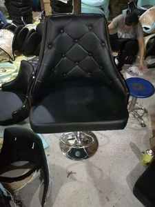 SUCCESSOR Nouveau design réglable en hauteur cadre en bois rotatif restaurant coussins doux chaise tabouret de bar pour les ventes - Product Image 3