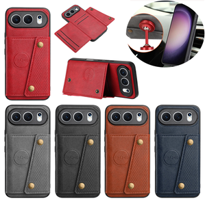 Étui en cuir avec fentes pour cartes, support de poche pour Huawei <span class=keywords><strong>Honor</strong></span> X6C 400 Pro P30 Lite P40 Pro Plus <span class=keywords><strong>P50</strong></span> P60 Pura 70 80 Ultra - Product Image 1