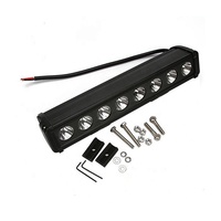 LEVO Barre lumineuse LED Cree de 10W chacun Barre lumineuse à une rangée de 15 pouces