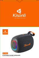Enceinte portable d'extérieur avec batterie 1200 mAh, éclairage LED RGB, prise en charge de la carte mémoire, utilisation en extérieur, support OEM, grossiste en enceintes