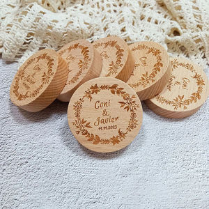 Abrebotellas de madera Fiesta DE BODA Decoración para el hogar Imán de <span class=keywords><strong>nevera</strong></span> Abrebotellas para refrigerador Herramienta de barra Abridor magnético de madera - Product Image 5