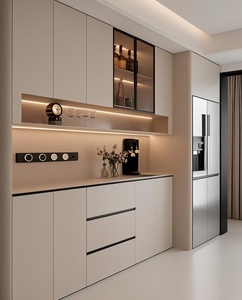 Buffet avec réfrigérateur intégré, armoire multifonctionnelle, ensembles de meubles de salle à manger personnalisés - Product Image 4