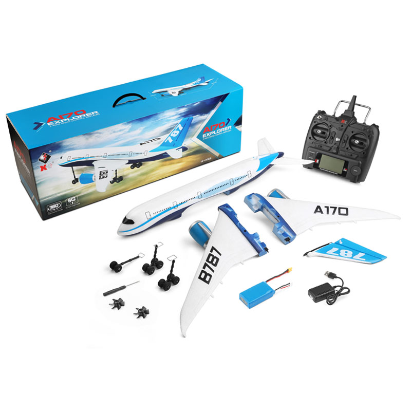 Wltoys a300 4ウェイ2翼rc航空機ブラシレスモーター ラジコン