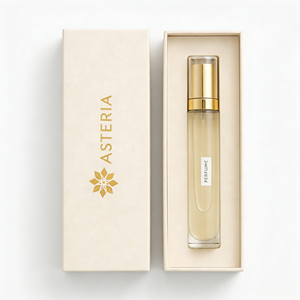 กล่องน้ำหอมหรูหราสั่งทำพิเศษจากโรงงานโดยตรง กล่องแข็งแบบมีฝาและฐาน พร้อมช่องใส่ของ  ปั๊มฟอยล์สีเงิน พิมพ์ลายตามสั่ง OEM - Product Image 4