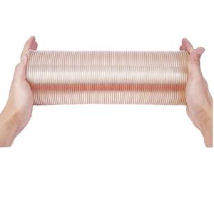 Tube de Ventilation à Tête Ronde Renforcée en Fil d'Acier Ondulé en PU de Grand <span class=keywords><strong>Diamètre</strong></span> 0.6mm d'épaisseur avec <span class=keywords><strong>Tuyau</strong></span> de Conduit à Vide - Product Image 1