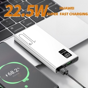 <span class=keywords><strong>10000mAh</strong></span> mỏng ngân hàng điện cầm tay 22.5W QC sạc nhanh dẫn hiển thị & đôi cổng USB cho du lịch - Product Image 4