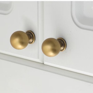 Modern Solid Brass <strong>Door</strong> Drawer <strong>Knob</strong> Handles Wholesale Mushroom Cabinet Furniture <strong>Knobs</strong> - Product Image 3