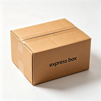 Op maat bedrukte kraft golfkartonnen verzenddozen, 72 uur snelle productie, waterdichte express postverzenddozen