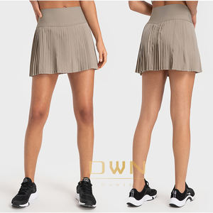 สายรัดเอวแบบยืดหยุ่นกระโปรงกอล์ฟแบบจีบระบายความร้อนด้วยน้ำวัสดุสแปนเด็กซ์ป้องกันแสงสะท้อน - Product Image 5