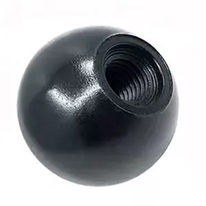 Núm Tròn Màu Đen Sản Xuất Tại Trung Quốc Núm Tròn Màu Đỏ Ren 1/4-20 Có Chèn Đồng Thau Tay Cầm Phenolic - Product Image 1