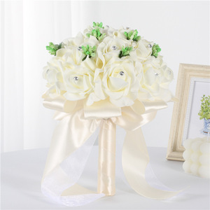 Fabricants <span class=keywords><strong>de</strong></span> fleurs artificielles en mousse, fleurs en ruban simulées, bouquets tendance pour mariage et Thanksgiving, décorations romantiques pour <span class=keywords><strong>la</strong></span> maison - Product Image 6