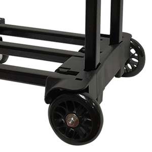 Chariot de courses pliable compact à 4 roues, capacité de charge de 100 kg, modèle T819G - Product Image 6