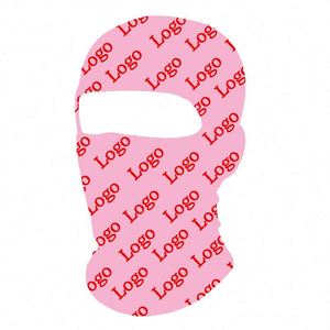 Masque d'hiver personnalisé avec logo, cagoule, bonnet en polaire pour sports de plein air, ski, pour enfants, impression par sublimation - Product Image 4