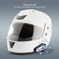 Casque Bluetooth pour moto Luvin G8, état neuf, fonction d'appel vocal, écoute stéréo, casque d'écoute pour musique